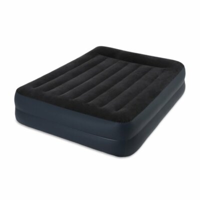 Inflatable Air Mattress Bed Camping Airbed Sleep Travel Pillow Rest Support 