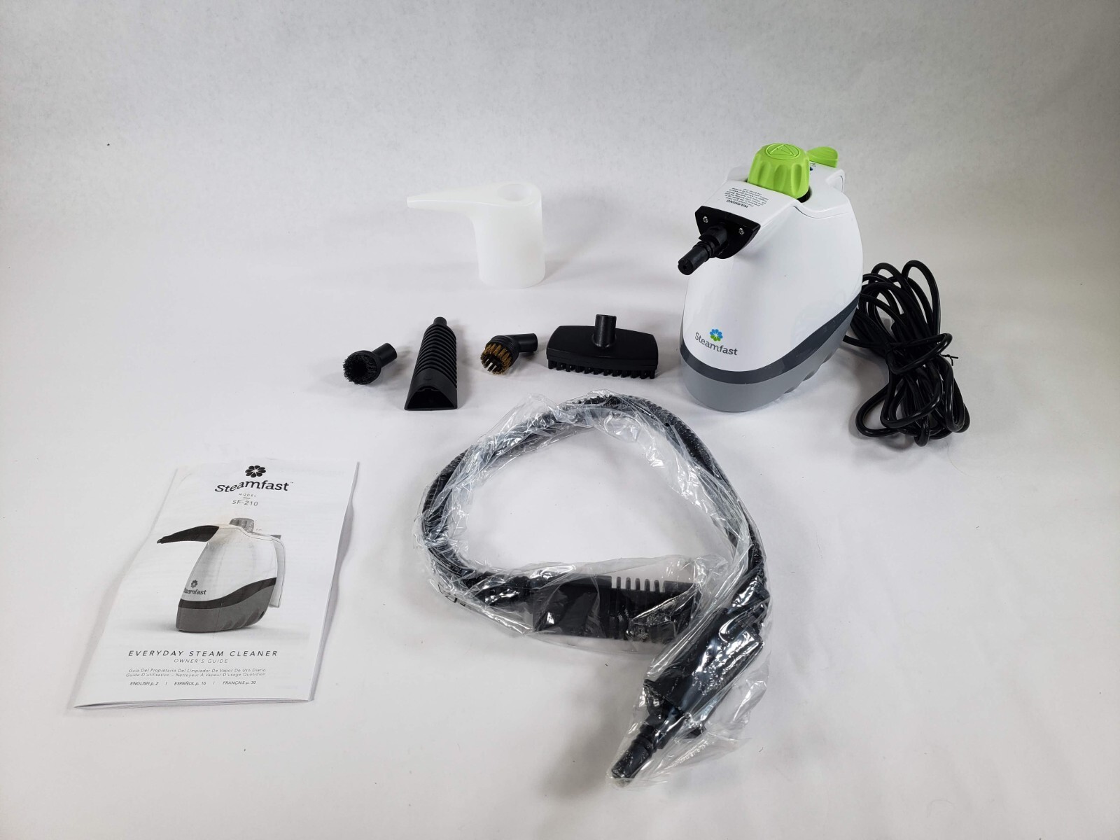 Steamfast SF-210 Handheld Steam Cleaner w/ 6 Accessories UNT