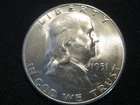 1951 S Franklin Half Dollar Gem++ BU!