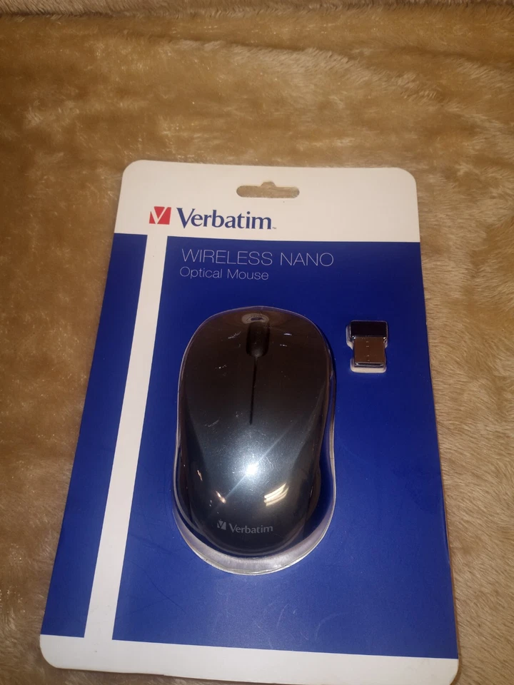 Verbatim 97670 Wireless Nano Notebook Optical Mouse Graphite Gray Optical RF - Image 2 of 4
