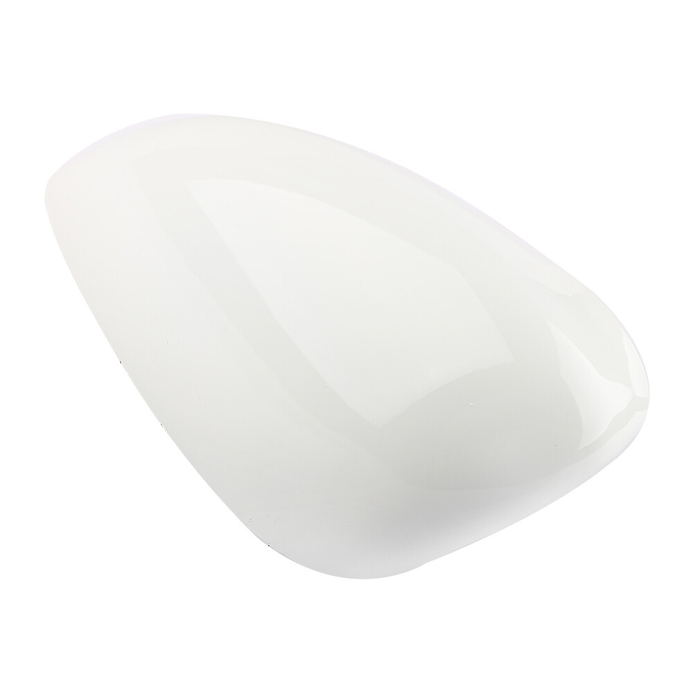 Pair Left&Right Side Wing Mirror Cover Cap White For Ford Fiesta MK7