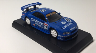 Kyosho 1/64 Calsonic Nissan SKYLINE GT-R (BNR34) 1999 #12 BLUE