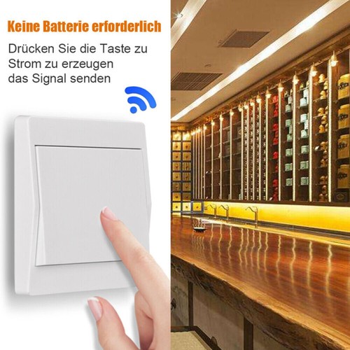230V Mini Funk Empfänger 433mhz Funkschalter System Wandschalter Lichtschalter - Bild 2 von 20