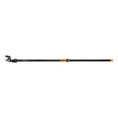 Fiskars Reach Stik 54 in. Tree Pruner Steel Cutting Rotate Bypass Blade Design