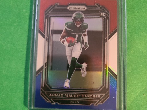 2022 Ahmad  SAUCE Gardner RC  Panini Prizm Football  Red White Blue Prizm  #341