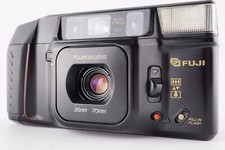 Near Mint Fuji TELE CARDIA SUPER DATE Black Point Shoot 35mm Film Camera