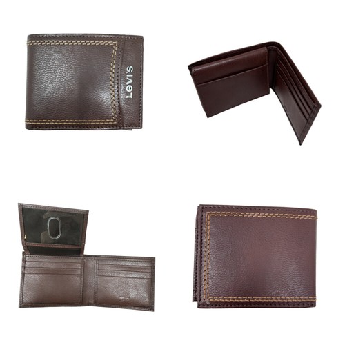 Levi's Men's Extra capacity Trifold Wallet - Picture 9 of 9