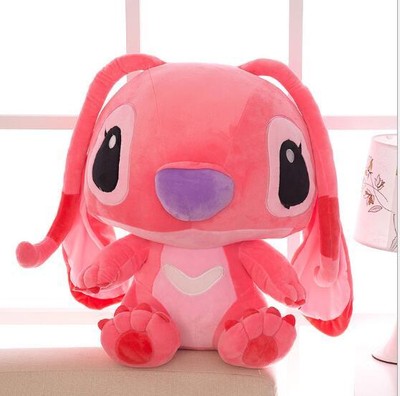 pink stitch stuffed toy