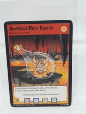 Bottled Fire Faerie 121/150 Darkest Faerie Neopets NM 2005