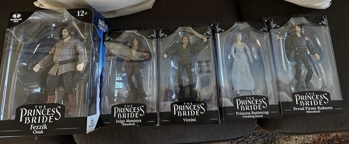 Complete set : The Princess Bride Figures never removed from original boxes