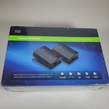 NEW SEALED! Linksys Cisco Powerline 400 Bridge - PLEK400 HomePlug AV (HPAV)  
