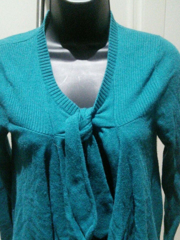 Anthropologie field flower tie cardigan, size medium - Image 2 of 4