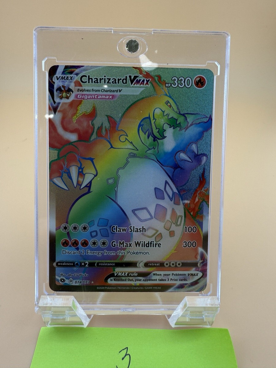 rainbow charizard pokemon card price Graded: VMAX 74/73 Champion's Path (2020) Ho Double Infinity Gaming Claw Slash 100 Pokmon TCG: Charizard VMAX Rainbow