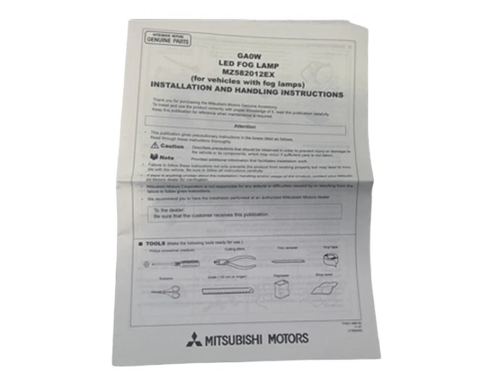 KIT FAROS ANTINIEBLA LED MITSUBISHI OUTLANDER SPORT 18-21 MZ582012EX NUEVO OEM Foto 4 de 4