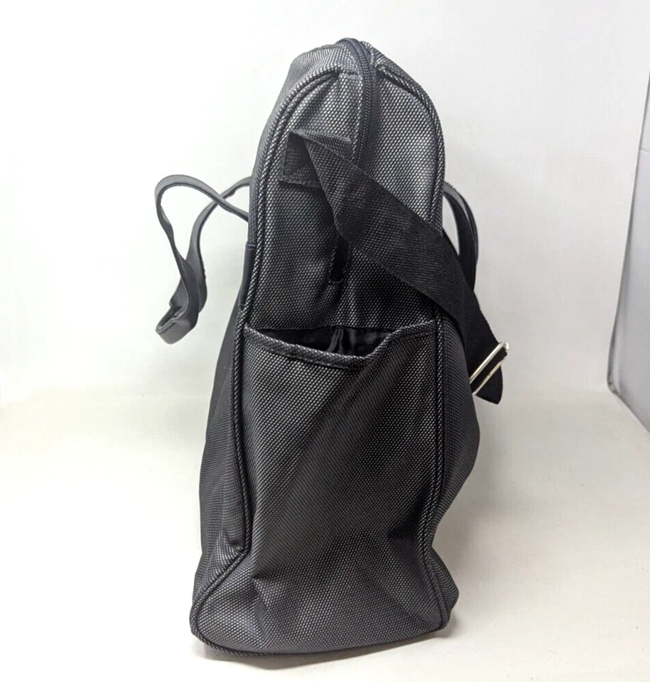 Vintage Giorgio Armani Parfums Large Gray Travel Gym Duffel Bag Weekender - Image 2 of 4