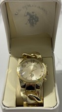 U.S. Polo Assn. Orologio Donna Bracciale Link Tono Oro USC40069