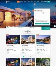 Hermoso sitio web inmobiliario + instalación gratuita + alojamiento