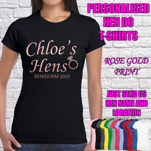 LADIES HEN DO T SHIRTS WOMENS HEN PARTY TOPS T-SHIRTS PRINT (D-9) | eBay