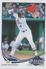 2016 San Antonio Missions Jose Rondon RC Rookie Padres VZ