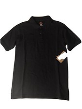Dockers Polo Shirt Navy Pique Boys Large 14/16 School Uniform