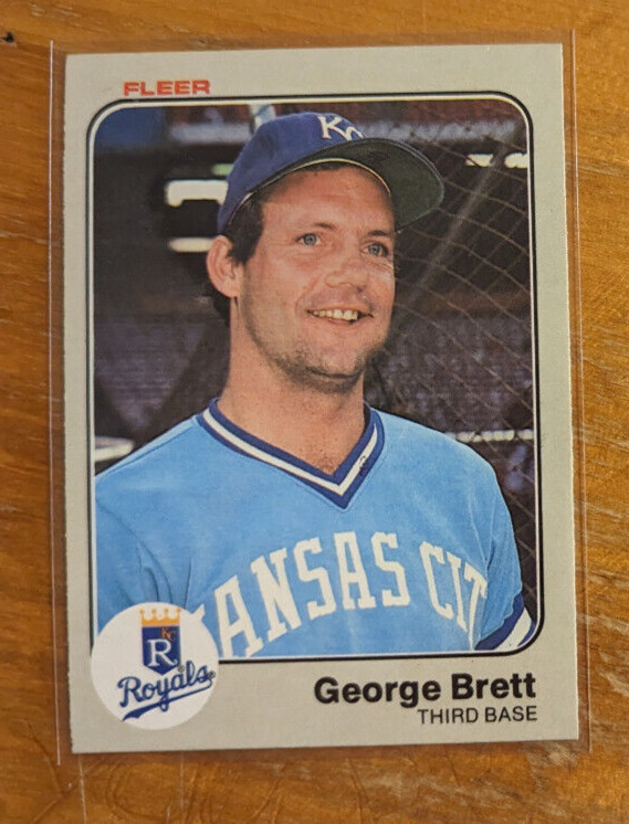 1983 Fleer #108 George Brett Royals