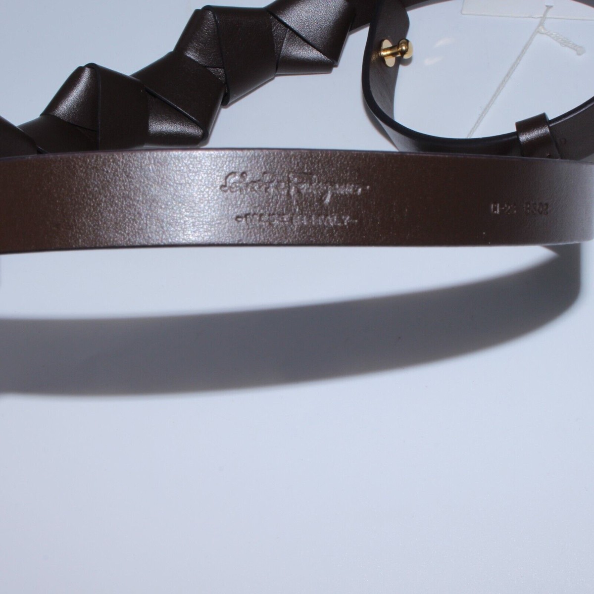 Salvatore Ferragamo Brown Belt Women\'s Size 90cm MSRP $590 Reversible and adjustable Gancini belt - Women | Ferragamo main image 4