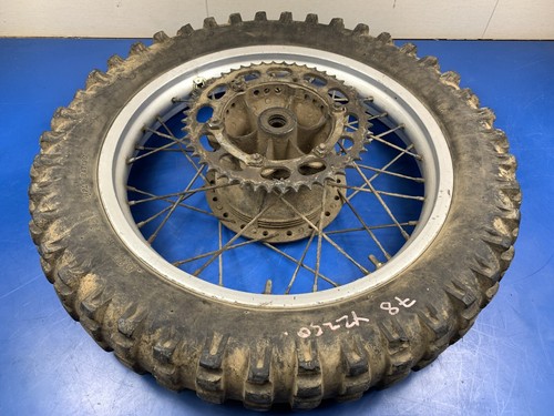 78 Yamaha YZ250 YZ 250 400 OEM Rear Wheel Rim Hub Spokes Tire 18"