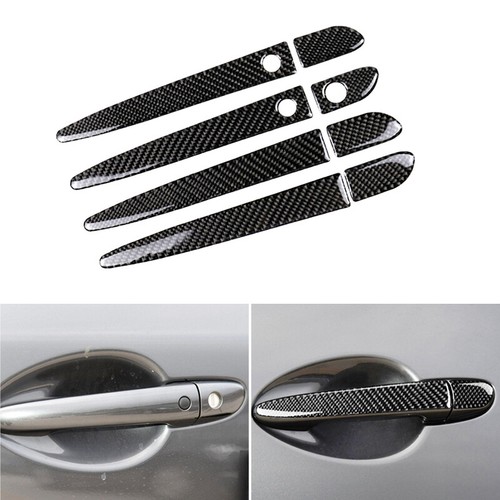 Real Carbon Fiber Door Handle Cover/Smart Keyhole For Mazda 2/3/6/ CX5