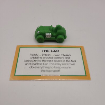 2013 Monopoly Jr Board Game Replacement Parts Pieces Car Token & Character Card