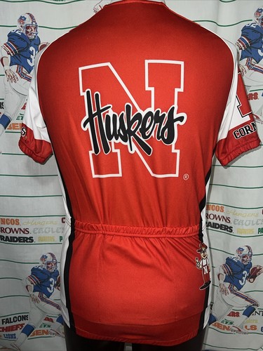 Nebraska University Cornhuskers Biking Cycling Jersey - Small - Picture 4 of 11