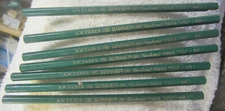 7 A W Faber Winner Drafting Drawing Pencils techno tone 4H Vintage