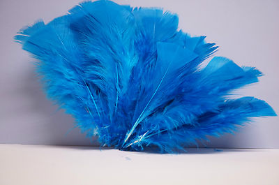 Intruder Feather Prop Hackle Hareline USA IFP199 KINGFISHER BLUE