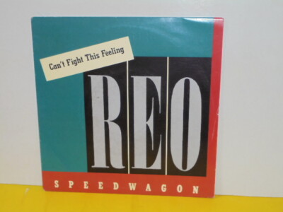 SINGLE 7'' - REO SPEEDWAGON - CAN`T FIGHT THIS FEELING - BREAK HIS SPELL