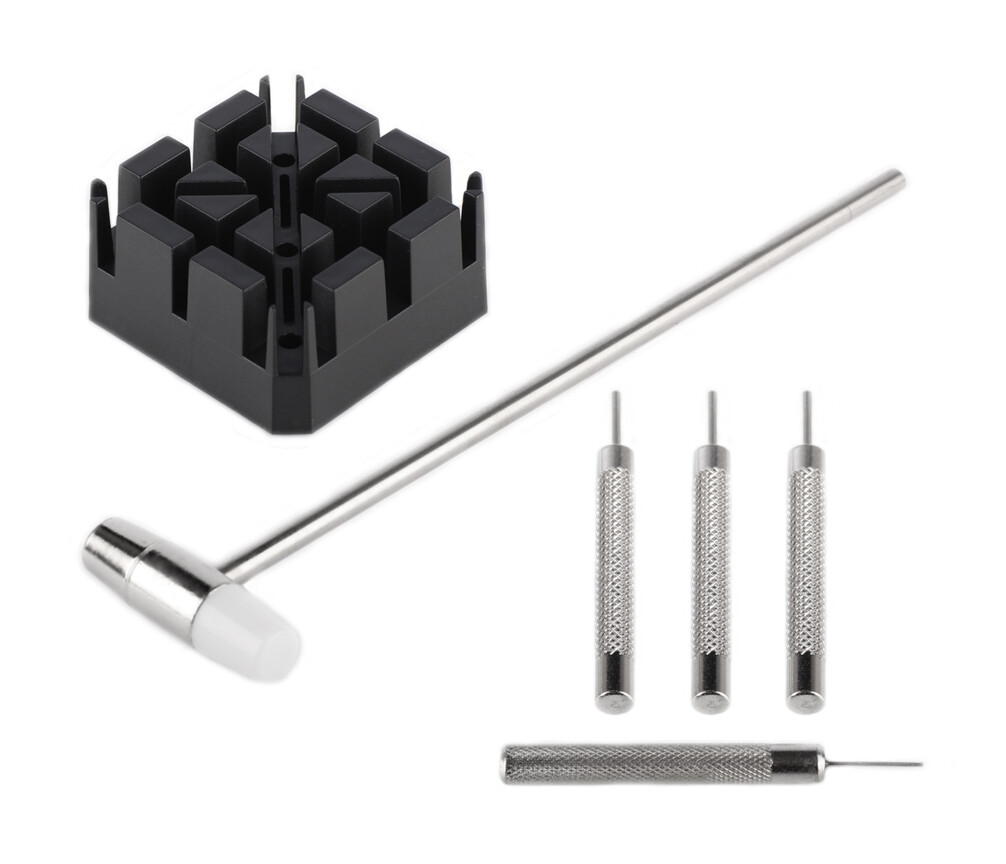 Stiftausschläger-set S-420A Armband kürzen Pulsera Acero Inoxidable Espigas