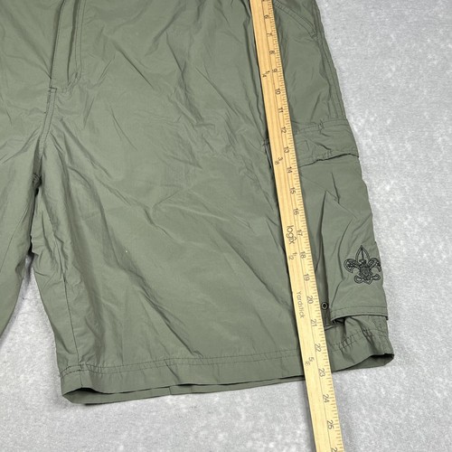 Boy Scouts of America Shorts Mens 2XL Green Cargo Centennial Uniform - Picture 9 of 12