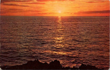 Golden Waters at Even Tide Postcard