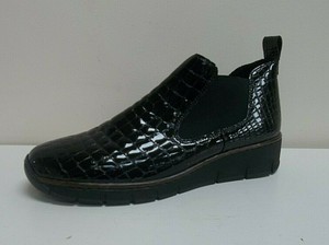 rieker black patent boots