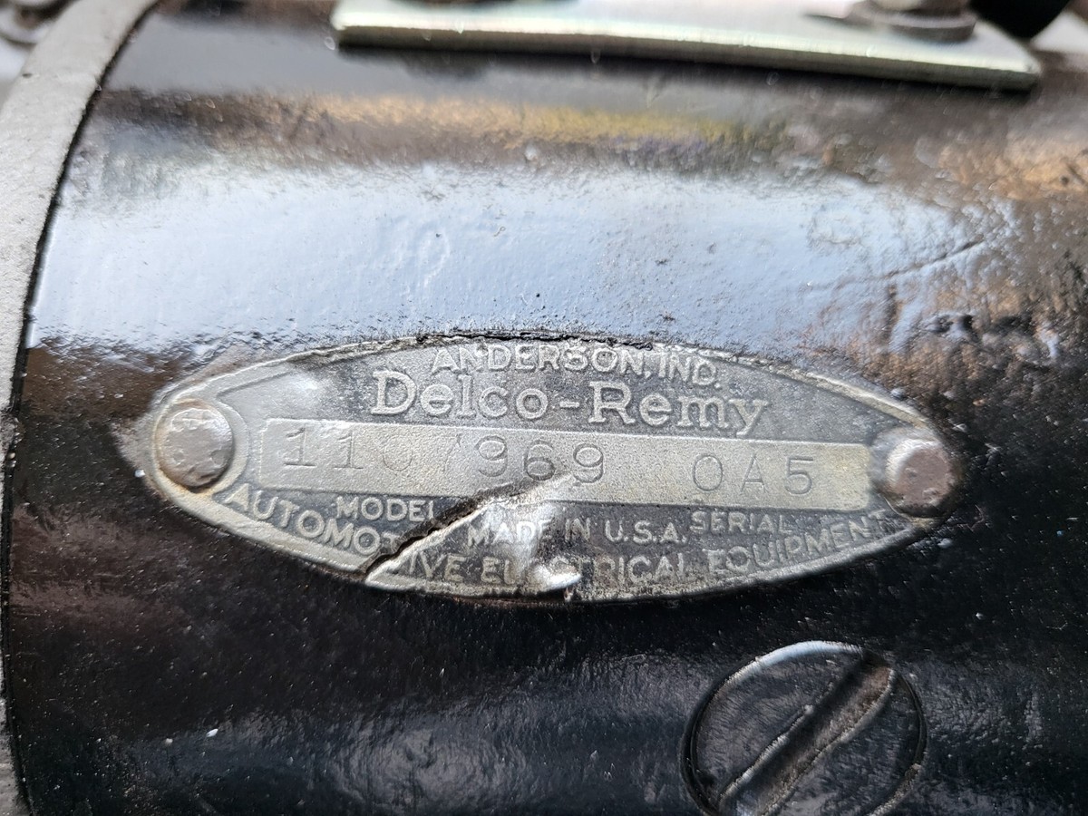 Delco Remy 6V Starter For 1950-1952 Cadillac OEM # 1107969 0A5