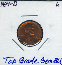 1964-D Lincoln Cent Top Grade Gem BU Quality Red US-1C #27