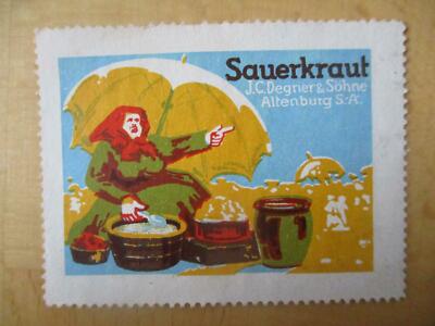 (7817) Reklamemarke - Sauerkraut J.C. Degner & Söhne Altenburg