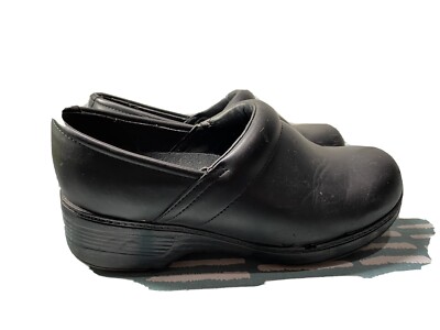 Shoes For Crew Womens Black Slip On Water Resistant Nurse Clogs 4306W 