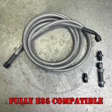 96-00 Civic Stainless Steel Fuel Return Line E85 Compatible with Fittings