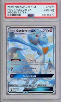 【PSA10】H7-SEC Pokemon Sun & Moon Hidden Fates Shiny Vault Card SV75 Gardevoir