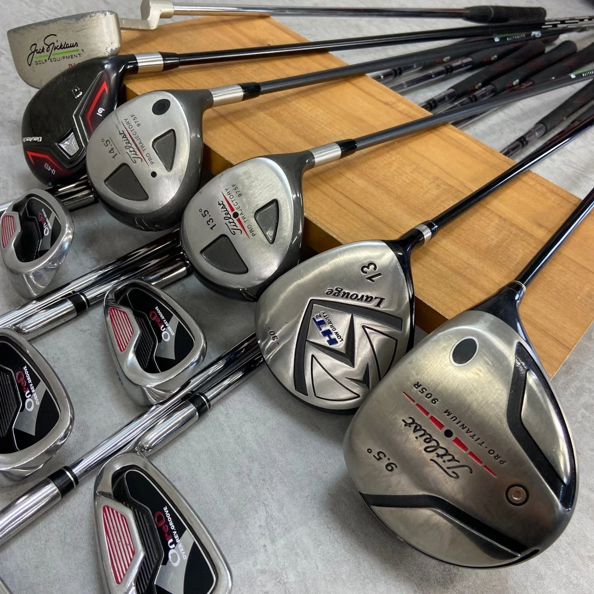 Titleist Larouge Men's Golf Club Set 13pcs Right Handed Driver Irons Putter