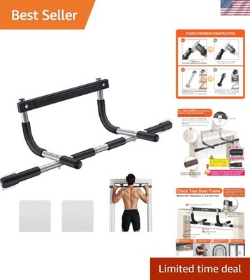 Pull Up Bar for Doorway | Thickened Steel Max Limit 440 lbs Upper Body Fitnes...