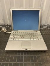 Apple PowerBook G4 A1010 Laptop Silver 12" Display PowerPC G4 USB Ethernet Port