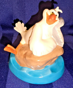 WDCC "MUDDLED MENTOR" SCUTTLE FROM DISNEY'S THE LITTLE MERMAID NIB WITH COA