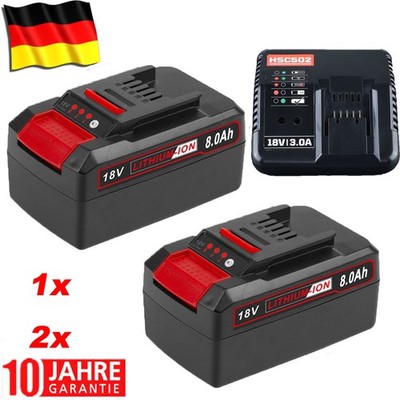 Für Einhell Akku POWER X-CHANGE 18V 8.0Ah Lithium Ionen Ersatzakku Batterie neu