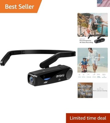 EP6 4K Video Camera - Wearable Camcorder with WiFi Connection & Remote Control