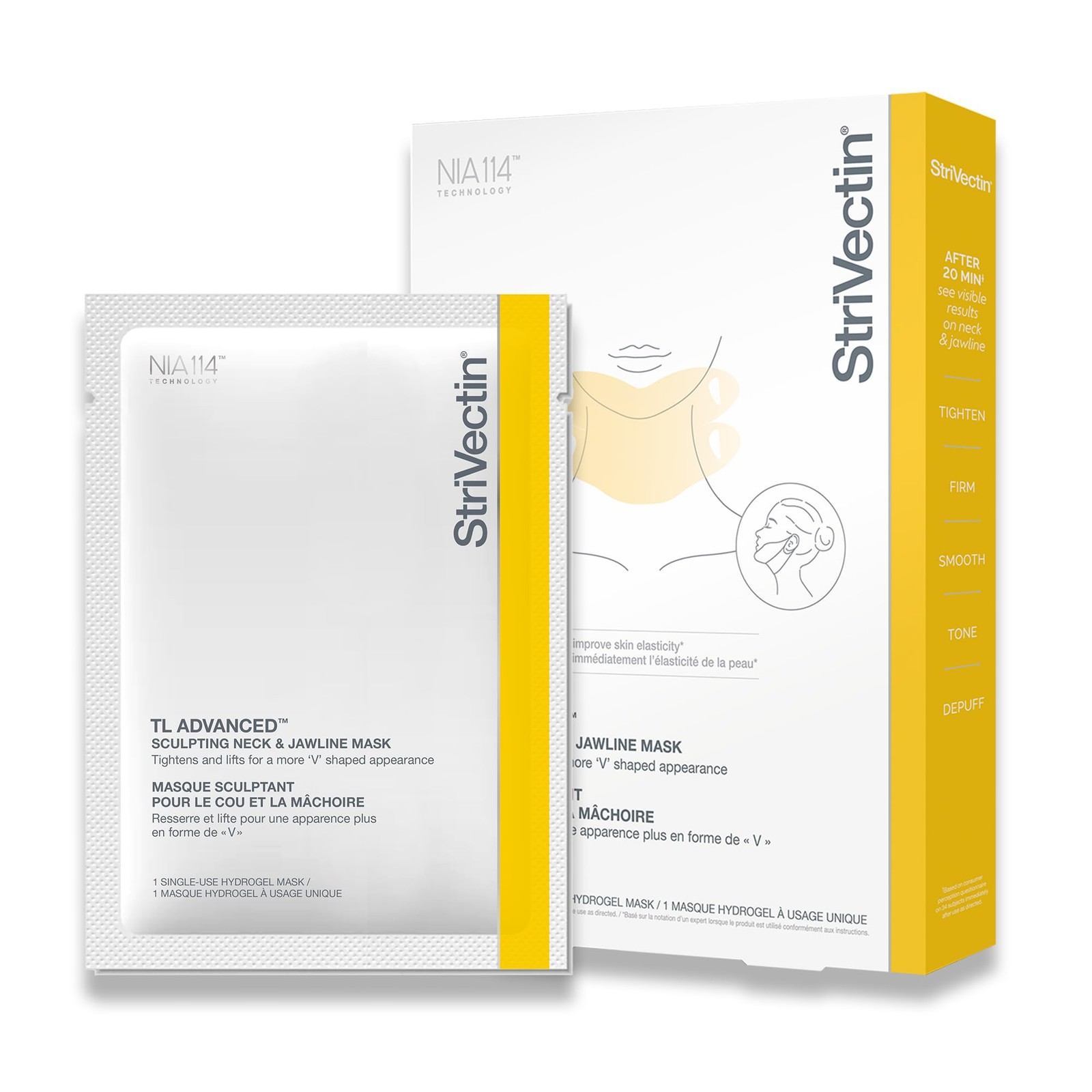 StriVectin TL Advanced™ Sculpting Neck  Jawline Mask, 1 Single-Use Hydrogel Mask